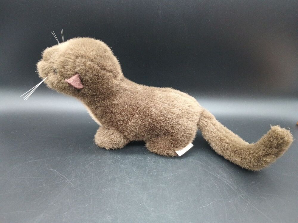 Realistic Brown River Otter Plush - Picture 3 of 8
